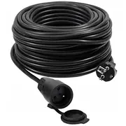Vertex Pzo50M Retractable extension cable 50 m 3X2,5 mm Black  5903886642218 Lipvrxele0001