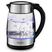 Zelmer Zck8026 electric kettle 1.7 L 2200 W Black, Transparent  5908269348183