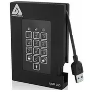 zewnętrzny Ssd Apricorn Aegis Padlock Fortress 512Gb Black A25-3Pl256-S512F  0708326913782