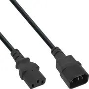 Kabel zasilający Inline 35Er Bulk-Pack  przedłużacz do urządzeń chłodniczych, C13 na C14, 2M B-16632A 4043718253265