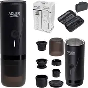 Adler Przenośny elektryczny ekspres ciśnieniowy do kawy - 20 bar Usb Ad 4400  5905575906229