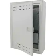 Alantec Szafka mieszkaniowa, teletechniczna, Ftth 350X250X90, natynkowa, drzwi perforowane, 1 x gn. elektryczne, 14 keystone -  Foom-I-350-N