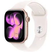 Apple Watch Series 11 Gps  Cellular 42Mm Rose Gold Aluminum Case with Sport Band Light blush - M/L Mf8F4Zr/A 0195950630756 Q502-0Ad
