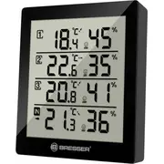 Bresser Temeo Hygro Quadro Weather Station Black 7000020Cm3000  4007922035499