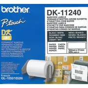 Brother etykiety uniwersalne białe Dk11240 nadruk Black  4977766646338