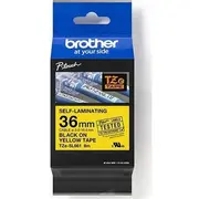 Brother oryginalny taśma do drukarek etykiet, Brother, Tze-Sl661, Black druk/żółty podkład, laminowane, 8M, 36Mm  Tzesl661 4977766806466