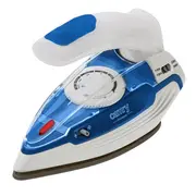 Camry  Cr 5040 Steam travel iron 1600 W Water tank capacity 80 ml Continuous steam 10 g/min boost performance 50 Blue/White 5905575902498