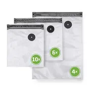 Caso  Vacu Zip-Bags Set 01243 Transparent 4038437012439