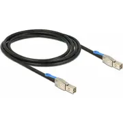 Delock Sff 8644 - 8644, 2M, Black 83395  4043619833955