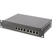 Digitus  8-Port Gigabit Managed Black Dn-80117 4016032464358