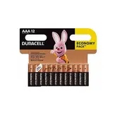 Duracell  Basic Mn2400 Bl12 Aaa 2087 5000394203389