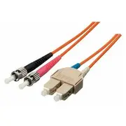 Equip Patchcord światłowodowy St - Sc Singlemode Duplex Os2, 2M, żółty 252332  4015867176863