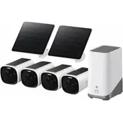 eufyCam E40 4-Cam Kit Homebase S380 and Solar Panel  E8144327 0194644238520