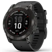 Garmin Fenix 7X Pro Solar Smart Watch 51Mm, Gps, Black with Silicone Band Eu  010-02778-01 753759317836