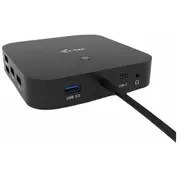 i-tec Usb-C Dual Display Docking Station 2X Dp Lan Audio Power Delivery 100 W  Universal Charger C31Dualdpdockpd100W 8595611703799 Nb-Dok-Ite-090