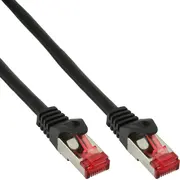 Inline 25Pcs. pack Bulk-Pack Patch Cable S/Ftp Pimf Cat.6 250Mhz Pvc copper black 5M  B-76405S 4043718290338