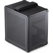 Jonsbo C6 Pc Case, Mini-Tower, Micro-Atx, with Carrying Handle - Black  Gejb-133 6970620552804