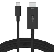 Kabel Usb Belkin Usb-C - Hdmi 2 m  Avc012Bt2Mbk 745883843060