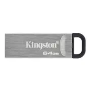 Kingston  Usb Flash Drive Datatraveler Kyson 64 Gb 3.2 Gen 1 Black/Grey Dtkn/64Gb 740617309102