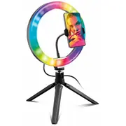 Lampa pierścieniowa Sbs Mobile Teselfiringclip10Rgb, Black,  Teselfiringclip10Rgb 8018417406997