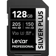 Karta Lexar Professional Silver Plus Sdxc 128 Gb Class 10 Uhs-I/U3 V30 Lsdsipl128G-Bnnng  843367134137