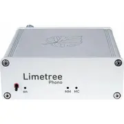 Lindemann Limetree Phono Wysokiej jakości przedwzmacniacz gramofonowy z osobnym poziomem wzmocnienia dla gramofonów Mm Ruchomy magnes i Mc Ruchoma cewka  ilphono 4260359661802