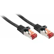 Lindy Rj-45/Rj-45 kat.6 Black 10M 47378  4002888473781