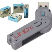 Lindy Zestaw 4 blokerów Usb z kluczem 40452  4002888404525