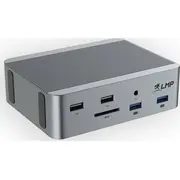 Lmp Usb4 Superdock 2 15-Port Docking Station for Mac and Pc Silver  26770 7640113438210 1B17-01E