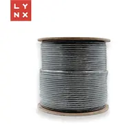 Lynx Ftp kabel, Cat6, Pvc Eca, celoměděný, vnitřní, šedý, box 305M  Lx-Sld-Ftp6-Pvc-Gr 8591205721156