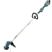Makita cordless lawn trimmer Dur192Lrt1, 18V Blue/Black, Li-Ion battery 5.0Ah  Dur192Lrt1 0088381772624