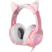 Onikuma K9 Pink Rgb Gaming Headphones  K9P 3.5Mm 6972470560657 053936