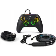 Pad Powera Advantage kablet controller til Xbox Series X S med Lumectra  Rgb Led Strip - Sort Xbgp0076-01 0617885033414