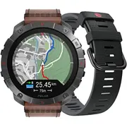 Polar Grit X2 Pro Titanium Brown Leather M/L  Ti Lthr Brnz 0725882065151