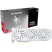 Powercolor Amd Radeon Rx 9060 Xt Hellhound Spectral White Oc 16Gb Gddr6 graphics card Hdmi/3Xdp  Rx9060Xt 16G-L/Oc/White 4713436176053