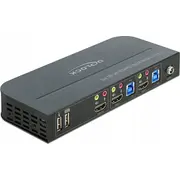 Przełącznik Delock  Hdmi Kvm 4K 60Hz w. Usb 3.0 A - 11481 4043619114818
