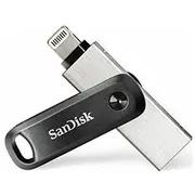 Sandisk iXpand Usb flash drive 64 Gb Type-A / Lightning 3.2 Gen 2 3.1 Black, Silver  Sdix60N-064G-Gn6Nn 619659169381 Pamsadfld0249