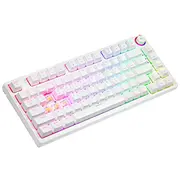 Savio Wireless mechanical keyboard Phenix White Gateron Yellow, Abs  Gat Yellow 5901986049302