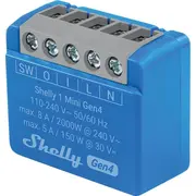 Set of 2 Shelly 1 Mini Gen4 Zigbee/Matter Controllers  1Minigen42Pack 3800238070793 087463