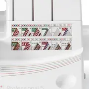 Overlock Singer 14T968 sewing machine, electric current, white  374318826844 Agdsinmsz0076