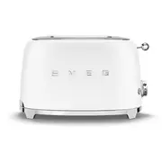 Smeg Toaster 2X2 50 Style Matt White Tsf01Whmeu  8017709290672