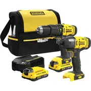 Sfmck465D2S Stanley set Drill/Screwdriver and impact wrench  Sfmck465D2S-Qw 5054905284763 Nakstlzes0003