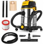 Vacuum cleaner Stanley Sxvc30Xtde Black, Stainless steel, Yellow 1600 W  8016287516952 Agdstlodk0003