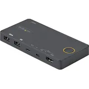 Startech 2 Port Hybrid Usb-C Kvm Switch  Sv221Huc4K 0065030891820