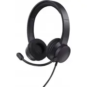 Trust Ayda Headset Wired Head-Band Calls/Music Usb Type-A Black  25089 8713439250893 Gamtruslu0032