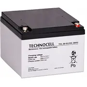 Tcl26-12 Technocell Akumulator Agm 12V 26Ah  5902367817800