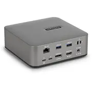 Startech Thunderbolt 5 Dockingstation Dp und Hdmi 3- Dock bis 4K 144Hz oder Dual 8K 60Hz 5X Usb-Ports 140W -Ladung  215Ue-Tb5Usb4Dock 0065030923118