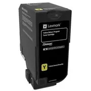 Toner Lexmark 74C20Y0 Yellow Oryginał  Etlex74C20Y0000