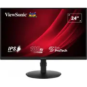 61Cm/24 1920X1080 Viewsonic Vg2408A 169 Fhd Ips 5Ms 100Hz Hdmi Vga Dp Speaker Pivot Black  Vg2408A-Mhd 0766907024104