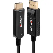 Adapter Av Lindy 38494 adapter kablowy 50 m Displayport Hdmi Typu A Standard Black  4002888384940